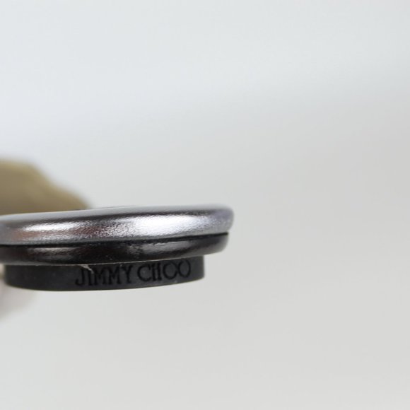 NEW JIMMY CHOO Naya Embellished Metallic Slide | Luxe Summer Party Sandals - Picture 11 of 16